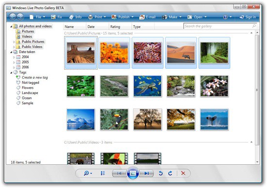 windows live photo gallery for mac